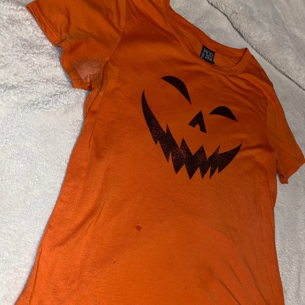 Halloween pumpkin shirt !!